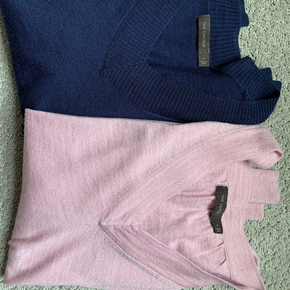 Women’s lightweight sweaters from The Limited.